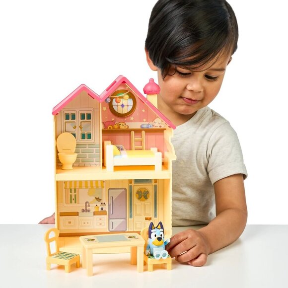 Bluey Mini Home Playset, Includes Bluey Figure W/ 5 Play Pieces Toddler Toy NWT - Picture 5 of 5
